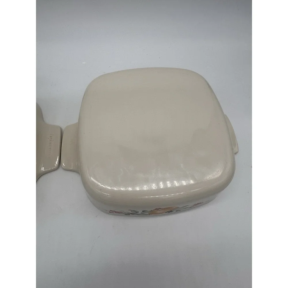 Casserole Dishes w/Lid Corning Ware Abundance Fruit‎ A-1.5-B 1.5 L and A-1-B 1 L